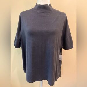 NWT We The Free by Free People Mock Neck Oversized Tee